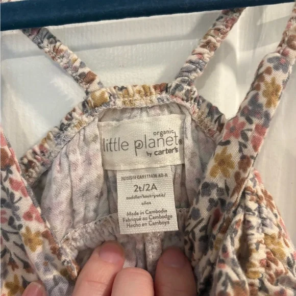 Little planet Floral Kids Jumpsuit - Picture 2 of 3